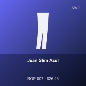Jean Slim Azul